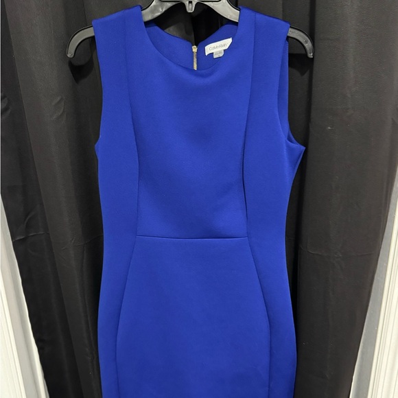 Calvin Klein Dresses & Skirts - Calvin Klein Royal Blue Sleeveless Sheath Dress – Size 10
